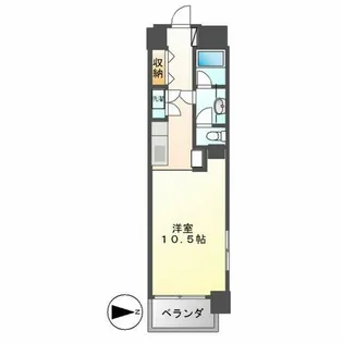 泉アパートメント【1101号室】の間取り