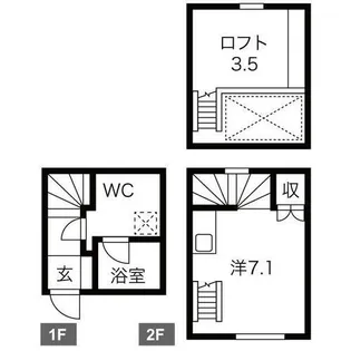 Cinq Portes【d号室】の間取り