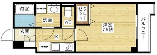 LIVIAZ KITAOSAKA BREZZA【2階】の間取り