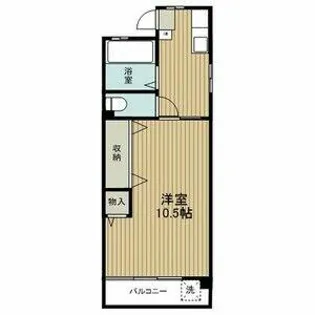 村上ハイツ【3階】の間取り
