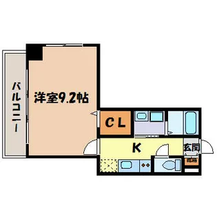 フローラル森下【6階】の間取り