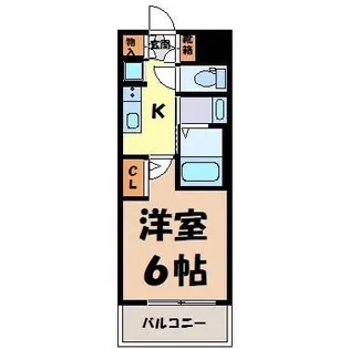 エステムコート名古屋新栄Ⅱアリーナ【9階】の間取り