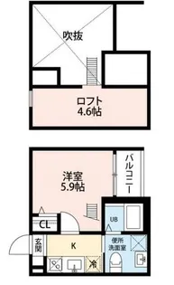 アンベリール【1階】の間取り