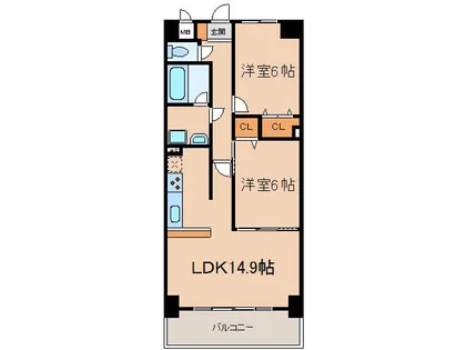 PASSAGGIO(パサージオ)【6階】の間取り