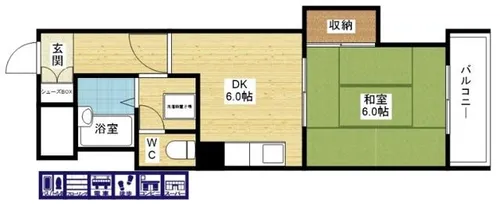 シャンティ・マサノ【5階】の間取り