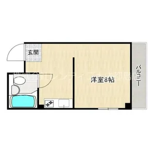 シティコーポ天満【3階】の間取り