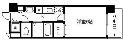 京都府京都市上京区丸太町通土屋町西入中務町【マンション】の間取り