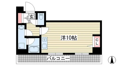 エトワール山手小山【301号室】の間取り