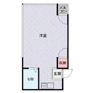アクティー大和3号【2A号室】の間取り