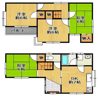 兵庫県三田市下井沢【一戸建】の間取り