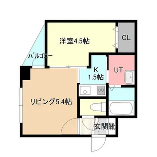 エルム156【5階】の間取り