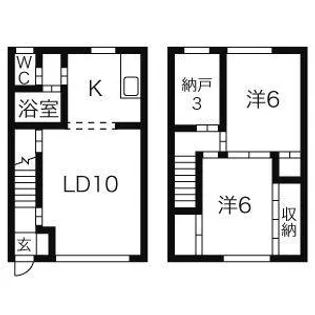 シティプラザ14【102号室】の間取り