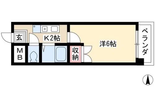 セントラルホームズ庄内【3階】の間取り