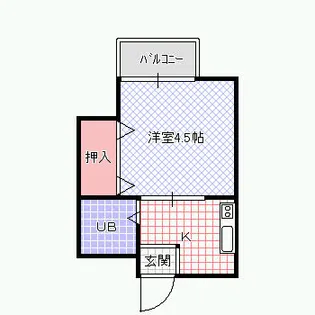 高柳栄ハイツ【202号室】の間取り