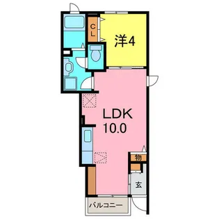 グレース ヒルズ【103号室】の間取り