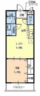 フジパレス和泉中央Ⅰ番館【1階】の間取り