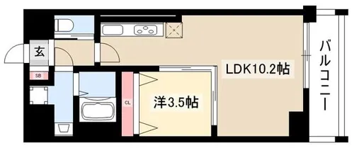 CATTLEYA GARDEN【4階】の間取り