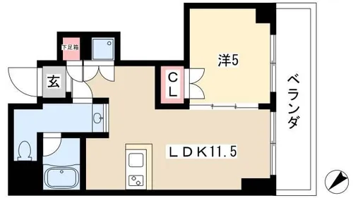 SK BUILDING-7【1階】の間取り