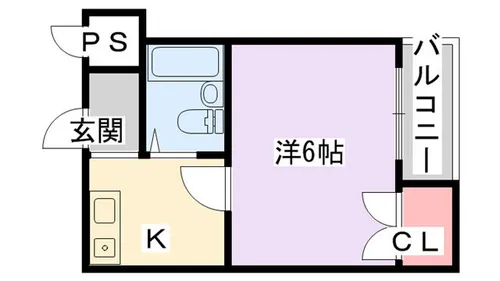 シャルマン中垣内【308号室】の間取り