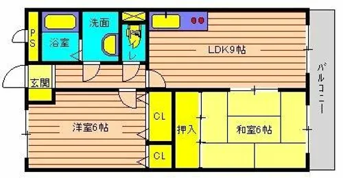 カーサプレミール【3階】の間取り