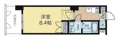 CLUBORIENTNo70HARBORSOUTHTOWER【12階】の間取り