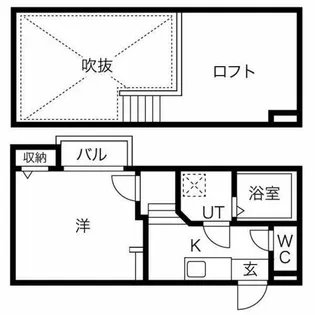 Creo栄生伍番館【2階】の間取り