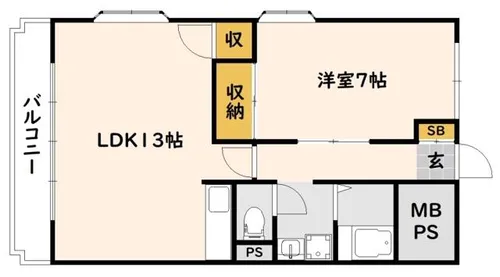 第2すずらんエクセル【2階】の間取り