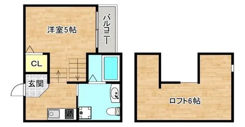 Grand Jete 天王寺東【2階】の間取り