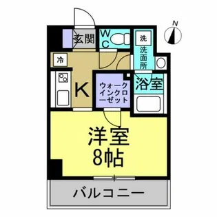 グランアルモニ【806号室】の間取り