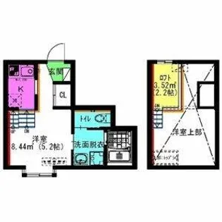 愛知県名古屋市昭和区南分町6丁目【アパート】の間取り