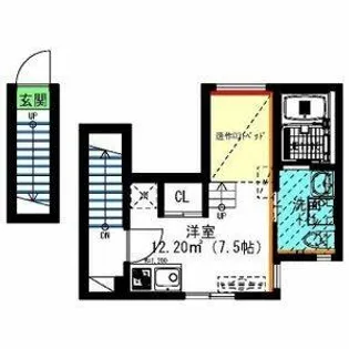 愛知県名古屋市昭和区南分町6丁目【アパート】の間取り