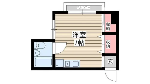 メイナー新神戸【705号室】の間取り