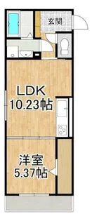 カノン蓮池【3階】の間取り