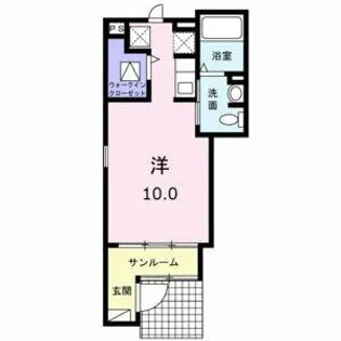 ラムザ【101号室】の間取り