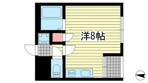 平野エスペランス【505号室】の間取り