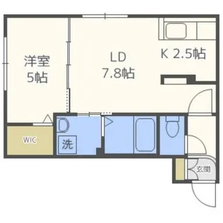 BREEZE南11条【2階】の間取り