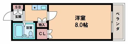 パレスSK【2階】の間取り