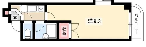 シティライフ上社北【405号室】の間取り