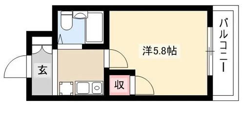 サンマール野並【5階】の間取り
