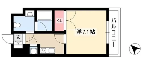 Conde藤が丘(S-FORT藤が丘)【0503号室】の間取り