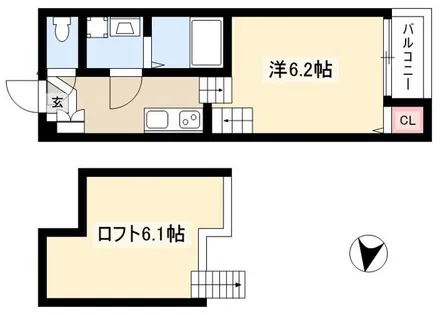 LUNA FORZA新守山【1階】の間取り