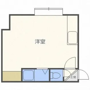 エステート六本木【3階】の間取り