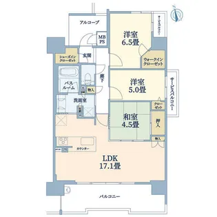 ワコーレ池田ステーションフラッツ【14階】の間取り
