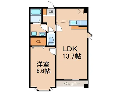 ラフィネ【2階】の間取り