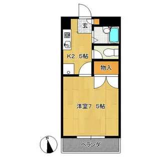 エ・レーヴ【1階】の間取り
