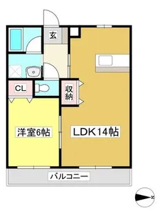 アゼリアA・Y【202号室】の間取り