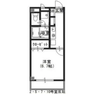 アンプルールフェール寿【2階】の間取り