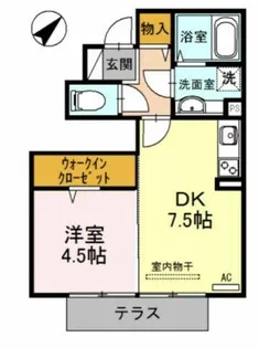 ジュネスSハイムⅡ【1階】の間取り