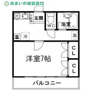 愛知県岡崎市明大寺本町4丁目【マンション】の間取り