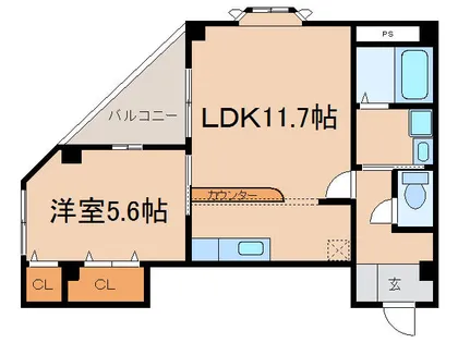 ラフィネ【3階】の間取り